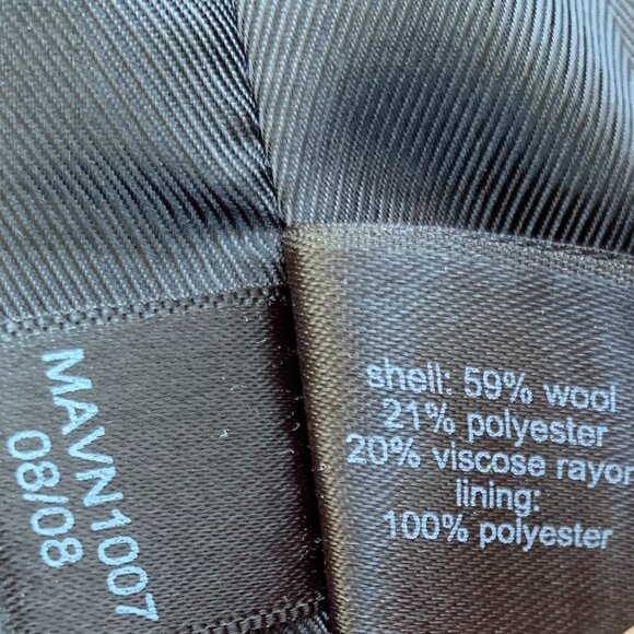 The Limited Double Breasted Wool Blend Peacoat - Picture 12 of 13